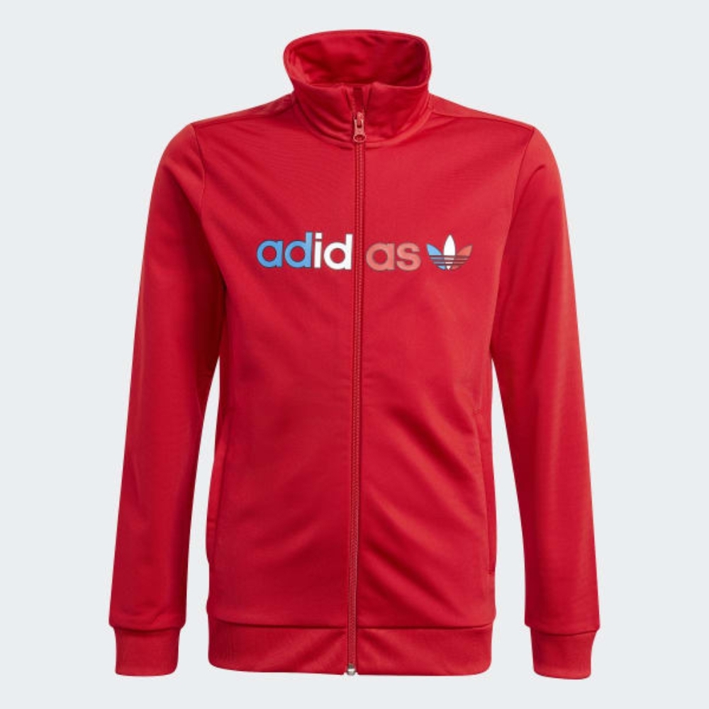 Adidas Originals Adicolor Red White And Blue Youth Track Jacket XL